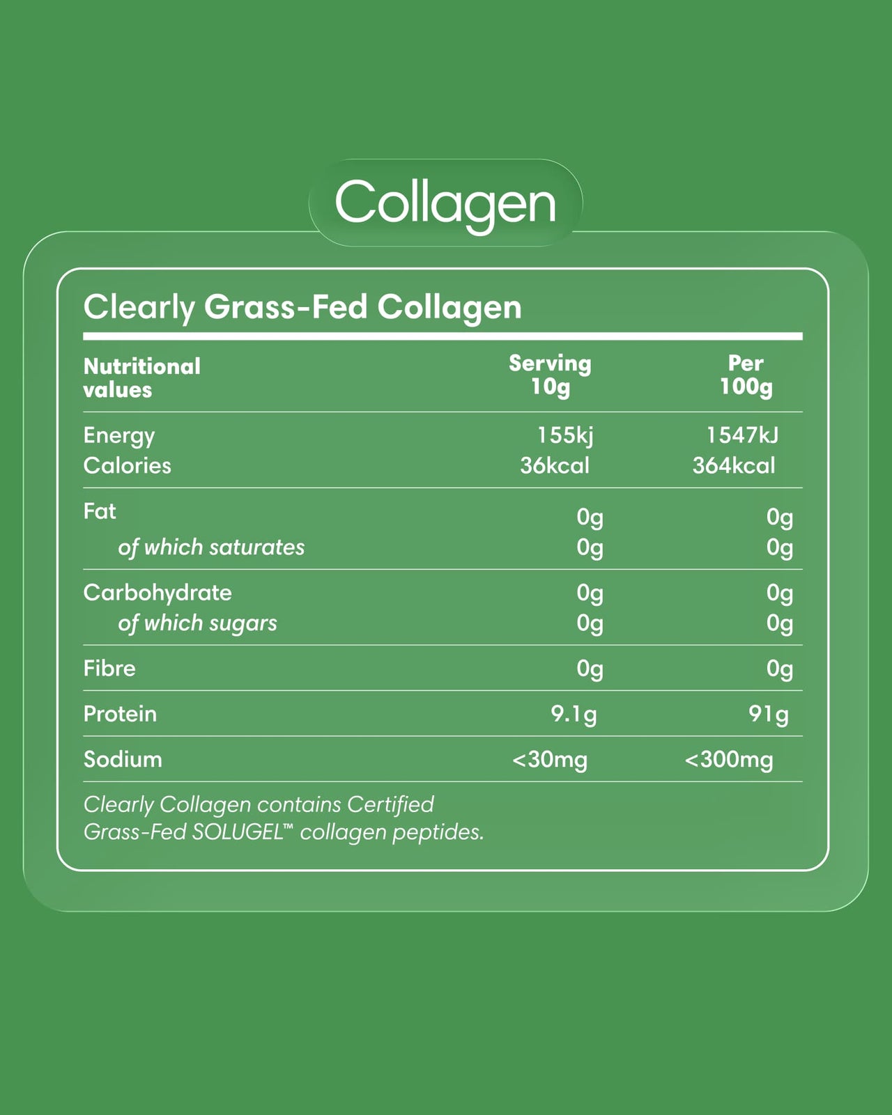  Clearly - Grass-fed Collagen