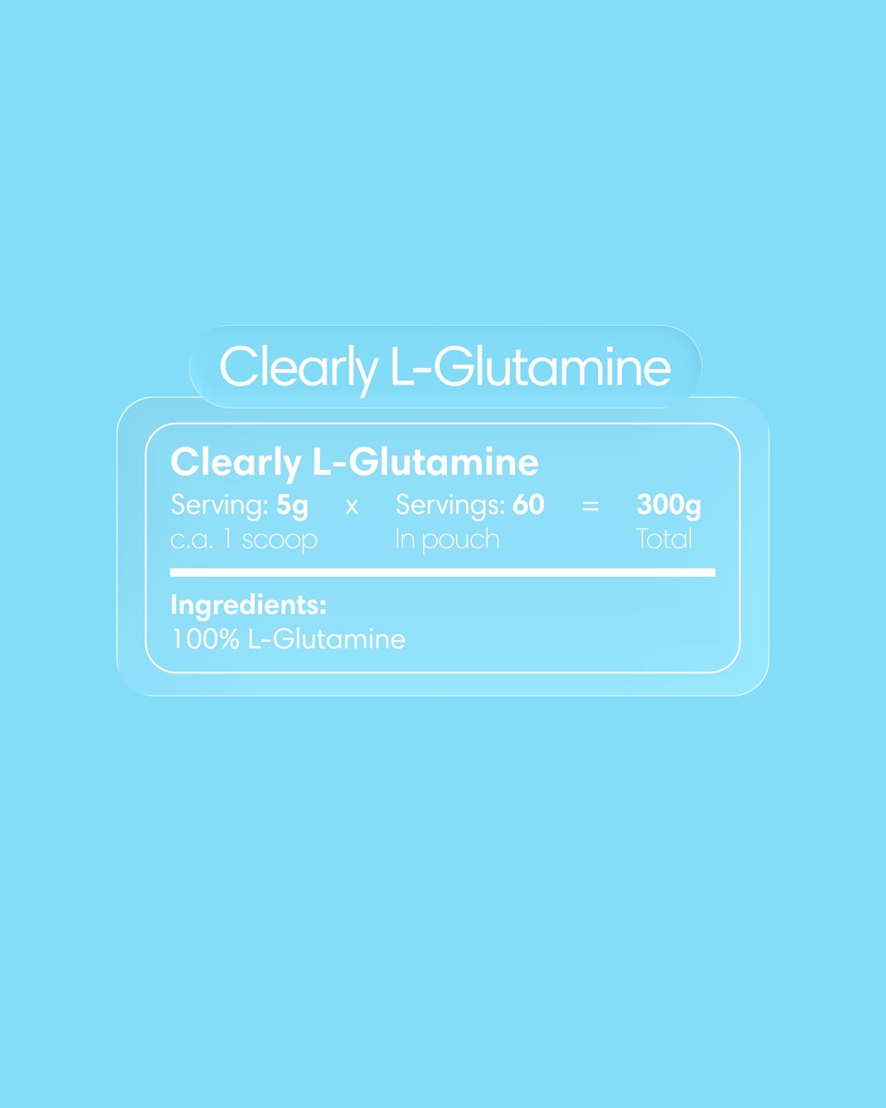  Clearly - L-glutamine