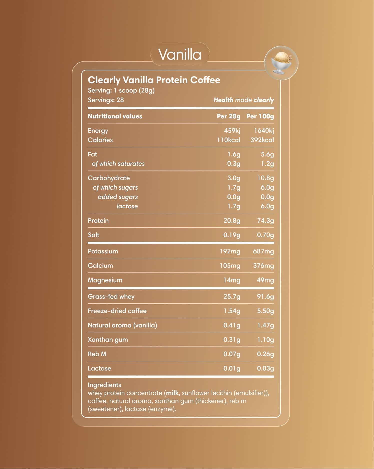  Clearly - Protein Iced Coffee