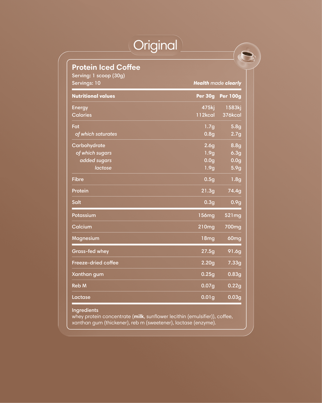 Protein Iced Coffee