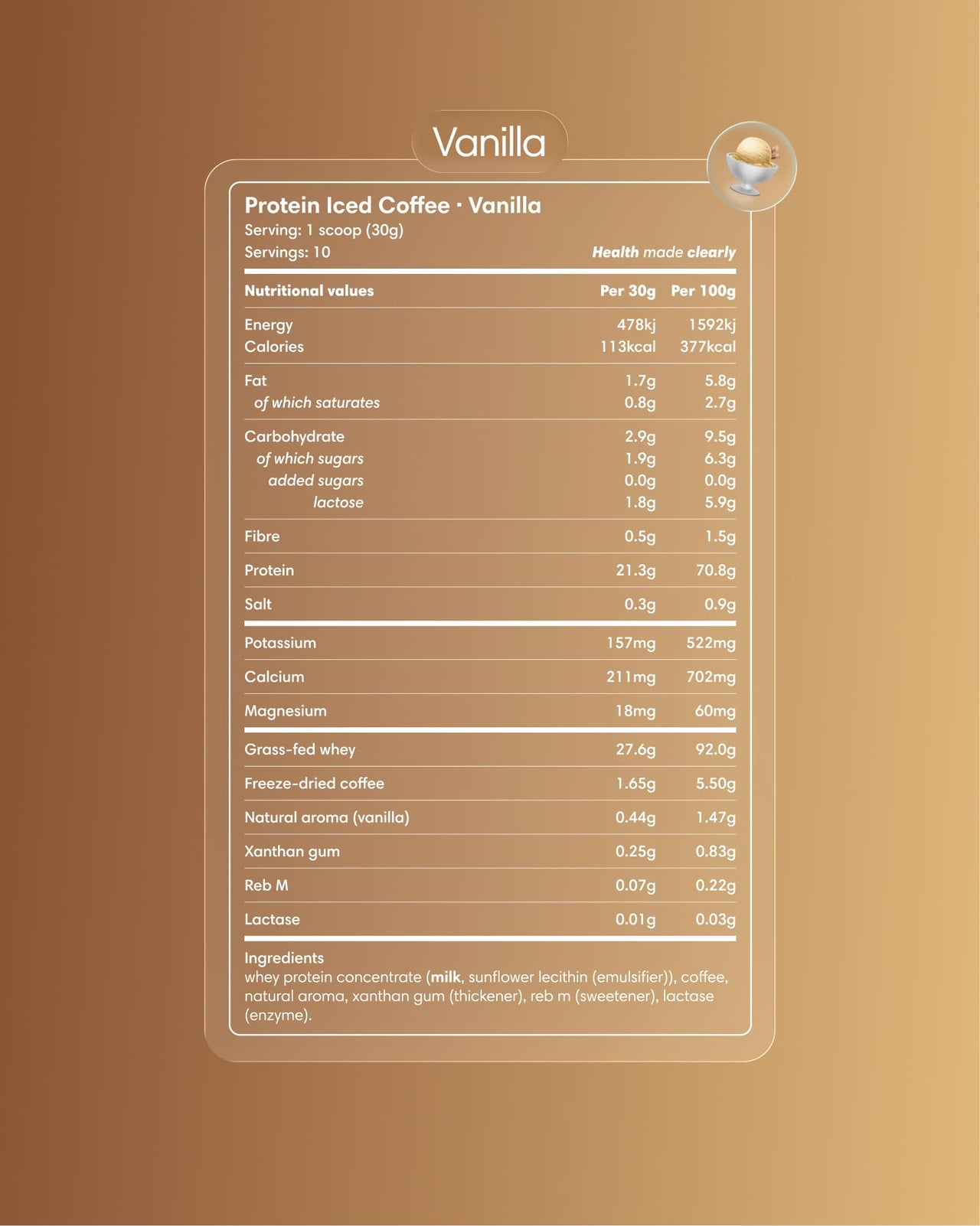 Protein Iced Coffee